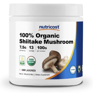 뉴트리코스트 오가닉 표고버섯 가루, 100g, 1병